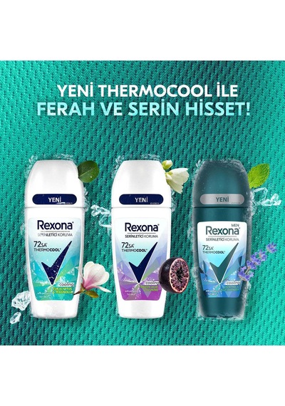 Lexroo Thermocool Kadın Roll-on Deodorant Frozen Açai & Jasmine 50 Ml