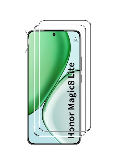 Honor Magic 8 Lite Ile Uyumlu Ekran Koruyucu Şeffaf Temperli Kırılmaz Cam Ekran Koruyucu 2 Adet