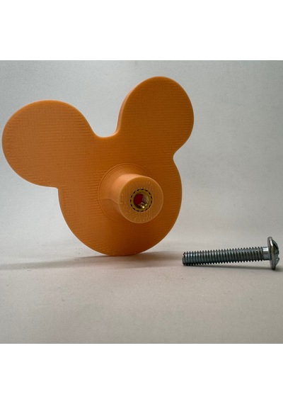 Pomerol Turuncu Mouse Dolap Kulpu-çocuk Odası, Mutfak Ve Banyo İçin Modern,şık Ve Dayanıklı Mobilya Kulp, Dh