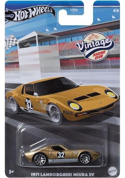 Mattel Hot Wheels Vintage 1971 Lamborghini Miura Sv Hrv03
