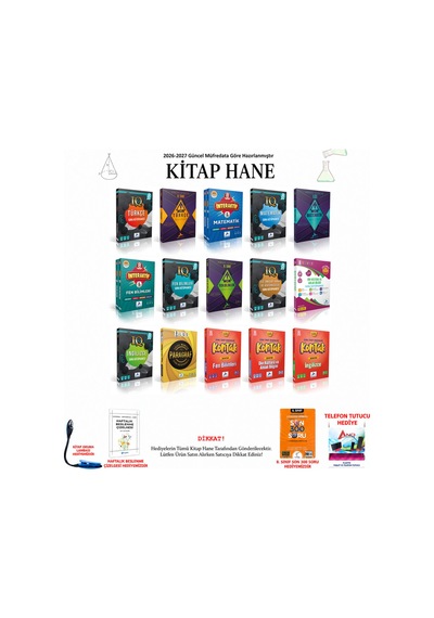 Paraf 8. Sınıf Tüm Dersler Sözel Mantık Ve 15 Kitap Seti