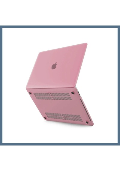 Buradabulabilirsin Macbook Uyumlu Pro 13 2021 Macbook Uyumlu Buzlu Kapak - Pembe Bbz