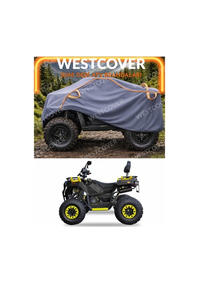 Yuki Hummer 200 Uyumlu Neon Fitilli Suni Deri Atv Brandası,çadırı