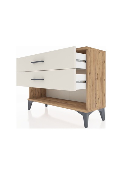 Arges Şifonyer 2 Çekmeceli 88x30x64 Çam-aytaşı Çam