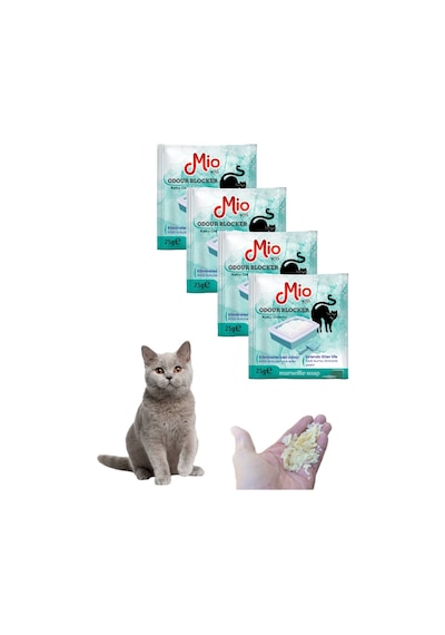 Purecanpati 4'lü Kedi Kumu Koku Giderici Marsilya Sabunu