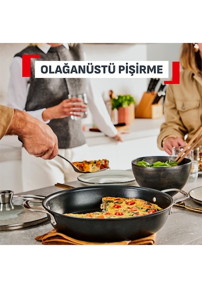 Tefal Explore Fusion Core 9x Şef Tavası - 28 Cm 001 Siyah