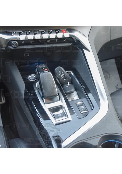 Peugeot 3008 Gt Piano Black Joystick Vites Orta Konsol Uyumlu Tpu Koruyucu