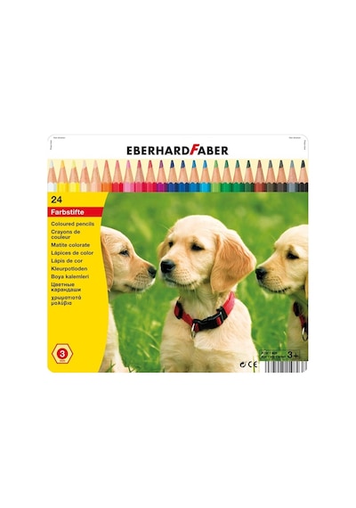 Eberhardfaber 24 Renk Altıgen Kuru Boya 3mm Ef-514823