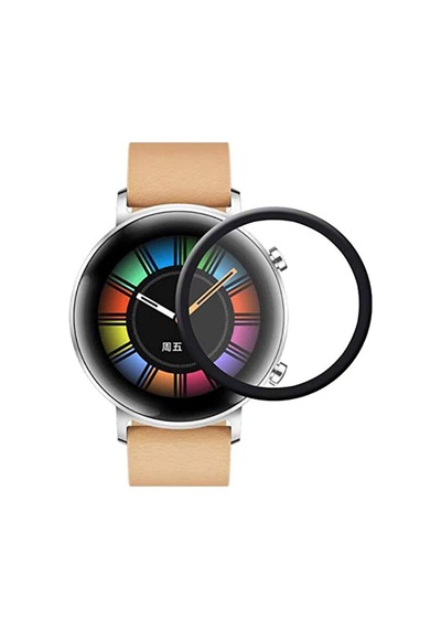 Huawei Gt2 42mm Ekran Koruyucu 3d Kavisli Full Kaplama Pmma