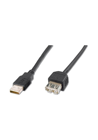 Digitus Ak-300202-018-s 1.8 Mt Usb 2.0 To Usb 2.0 Erkek-dişi Awg28 Ul Usb 2.0 Uzatma Kablosu