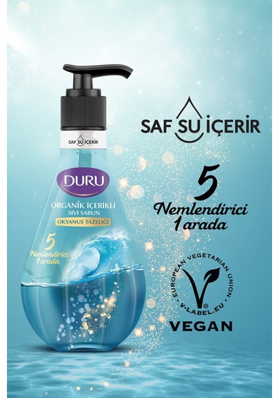 Organik Içerikli Okyanus Tazeliği Sıvı Sabun 3x500ml