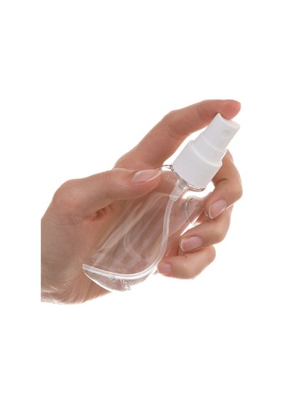 Sprey Başlıklı Şeffaf Cam Şişe 50 Ml