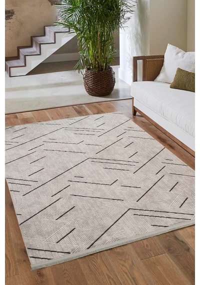 Villadia Home Textile Bambu Kaymaz Taban Dört Mevsim Yıkanabilir Kesme Yolluk Koridor Mutfak Salon Yatak Oturma Çocuk Odası Koridor Antre Vd5000gri Gri