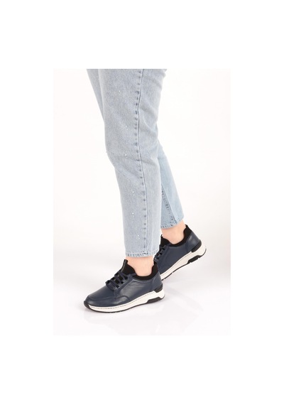 Dgn P50 Kadin Bağcikli Spor Ayakkabi P50-1512-R1078 Lacivert