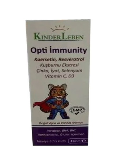 Kinderleben Opti İmmunity Şurup 150 Ml