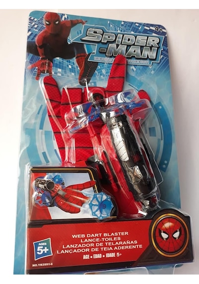 Örümcek Adam Atıcı Eldiven Spiderman Oyuncak Yapışan Ok Fırlat