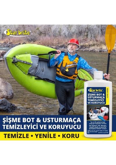 Starbrite - Şişme Bot Ve Usturmaça Ağır Hizmet Temizleyici 473 Ml : Botunuzu Zahmetsizce Yenileyin, Uv Ve Tuz Sularına Karşı Zırhla Donatın