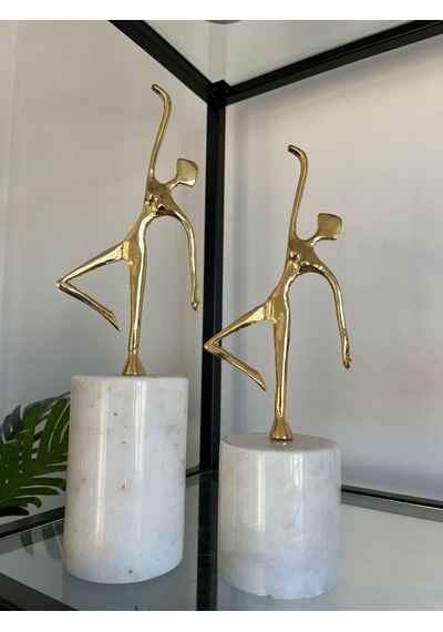 Gold Balerin Mermer Nset