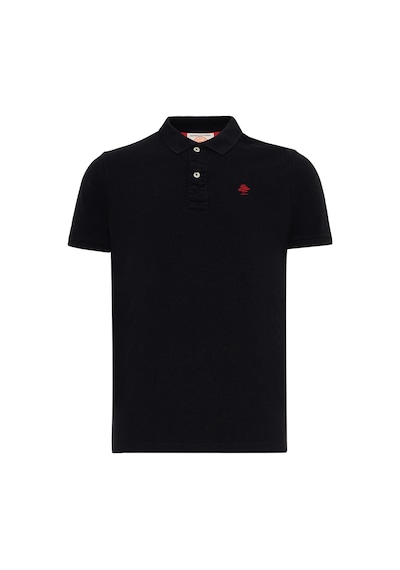 Routefield Partisan Erkek Polo Tişört Siyah