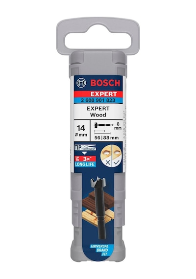 Bosch Expert 14 Mm Sert Ahşap Menteşe Yeri Açma Ucu 2608901823