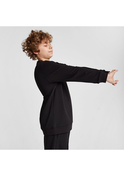 Lescon Siyah Çocuk Kapüşonlu Sweatshirt 25s-3267-25n