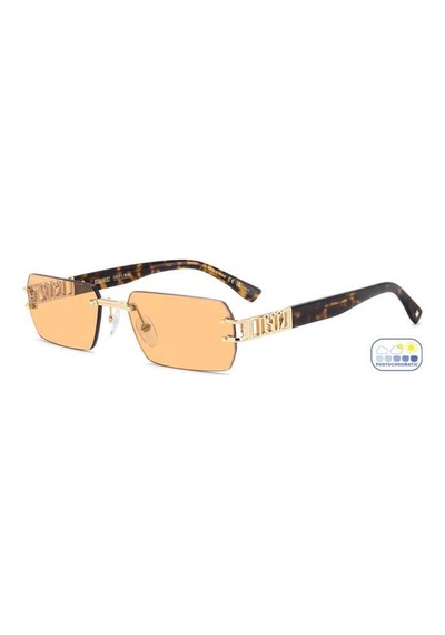 Dsquared2 D2 0189/s - 00057n8 - 26c - 57 Erkek Güneş Gözlüğü 197737248253 Altın - Kahverengi