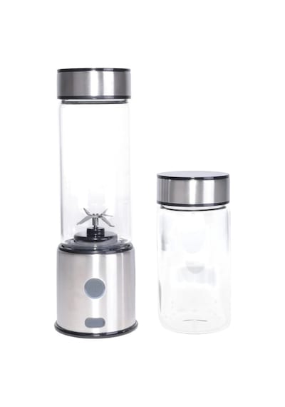 Mey İthalat Taşınabilir Cam Blender 450 Ml 350 Ml Çift Hazneli Smoothie Blender Çok Renkli