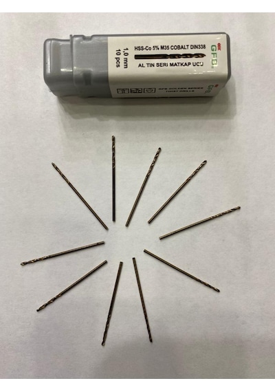 Gfb Hss-cobalt Matkap Ucu 1 MM 10adet