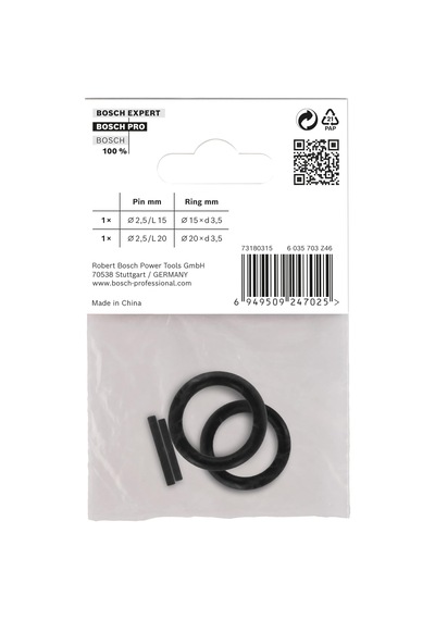 Pro Impact Lokma Anahtar Ucu İçin 4 X Tutucu Halka Ve Kalem Seti 2 X 73 Mm,