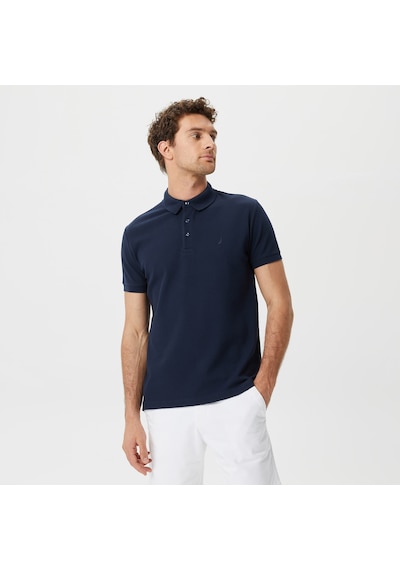 Nautica Nautıca Erkek Lacivertvert Slım Fıt Kısa Kollu Polo K35052T 4Nv Lacivert