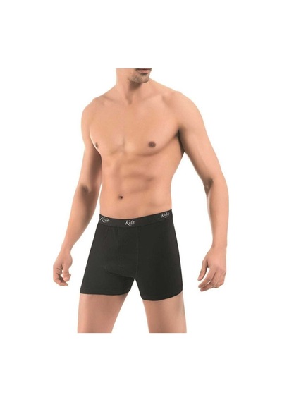 Paristrend Erkek Likralı Boxer 6'Lı Siyah 001