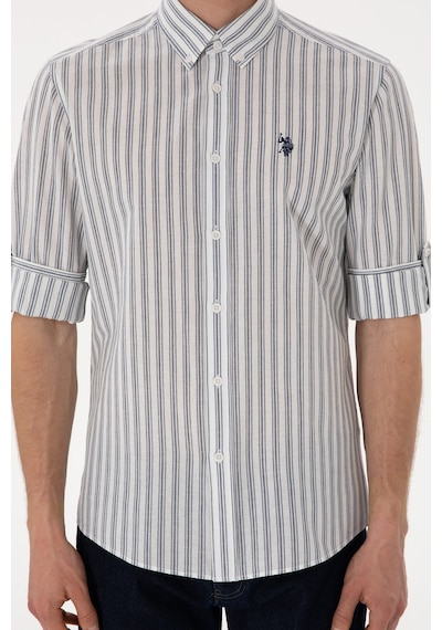 U.s. Polo Assn. Erkek Beyaz Gömlek Desenli 50306349-vr013 Beyaz U.s. Polo Assn. Erkek Beyaz Gömlek Desenli 50306349-vr013 Beyaz