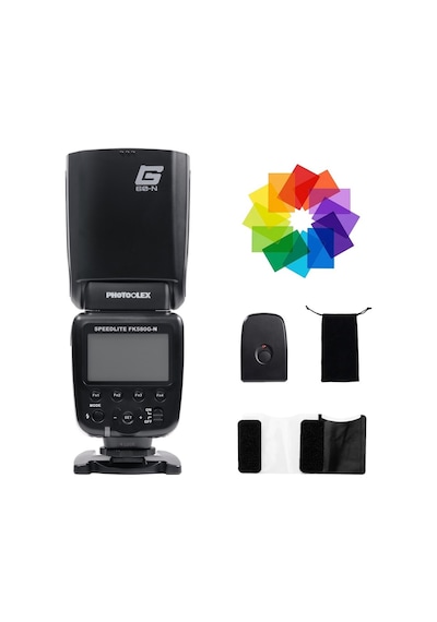 Photoolex G60 Fk580g-n Gn60 Ttl Hss Nikon Uyumlu Speedlite Flaş - Tf-ls-068df-ny-pl