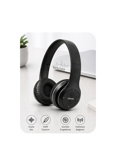 P47 Fm Li Bluetooth Kulaklık