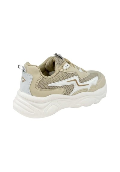 Papuçcity Slzr 02754 Unisex Yüksek Taban Günlük Spor Ayakkabı Bej