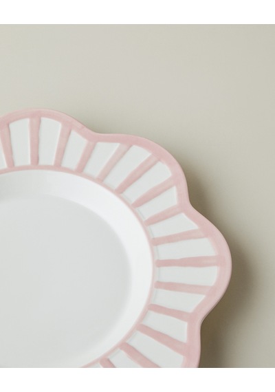 English Home Soft Cloud Stoneware Servis Tabağı 27,5 Cm Açık Pembe
