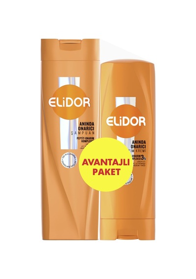 Elidor Anında Onarıcı Şampuan 400 Ml + Saç Kremi 200 Ml