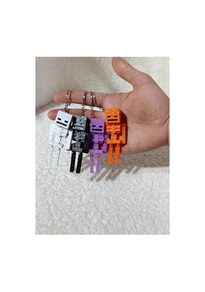 Urartu 3d Minecraft Iskelet Anahtarlık Model:hbcv0000eb7wıg