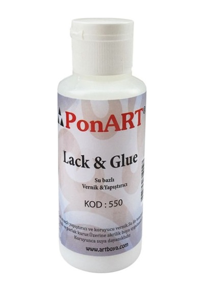Ponart Lack&Glue Su Bazlı Vernik & Yapıştırıcı