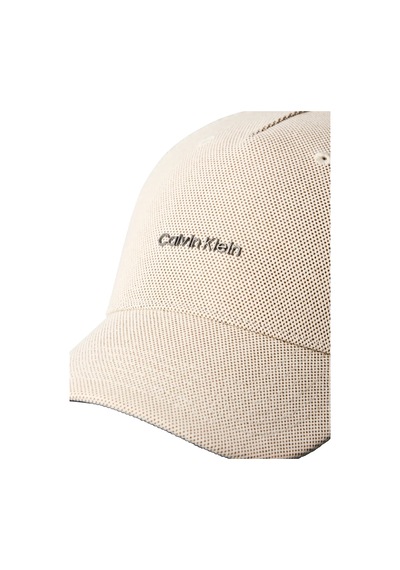 Calvin Klein Canvas/pu Standard Bej Erkek Şapka