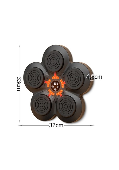 Led Işık Akıllı Bluetooth Müzik Boks Makinesi Ev Yumruksuz Duvara Monte Elektronik Boksör Çocuk Eldivenleri