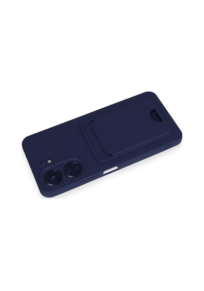 Xiaomi Redmi 13c Uyumlu Kılıf Kelvin Kartvizitli Silikon - Lacivert