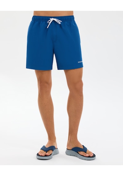 Skechers M 5 Inch Swimshort Erkek Mavi Deniz Şortu S211654-4295 Mavi