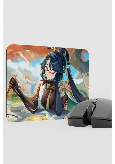 Xianyun Genshin Impact Anime Gacha V5 - 22x18 Gaming Mouse Pad Fare Altlığı