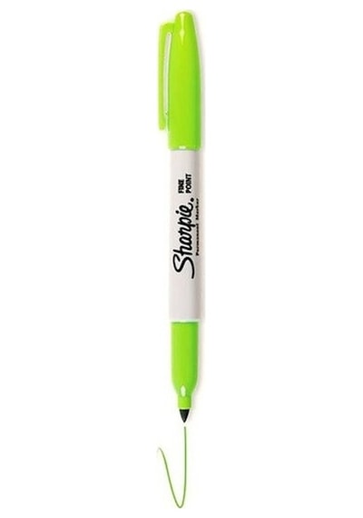 Sharpie Fine Permanent Markör Yeşil-Bulk