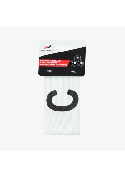 Pro Touch Unisex Siyah Kaptan Pazubandı - 187136 Beyaz
