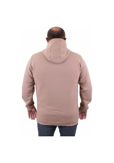 Moc Grande Mocgrande Büyük Beden Erkek Basic Sweat Kapüşonlu 11700 Toprak-Toprak