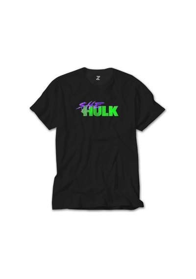 She Hulk Logo Siyah Tişört Siyah