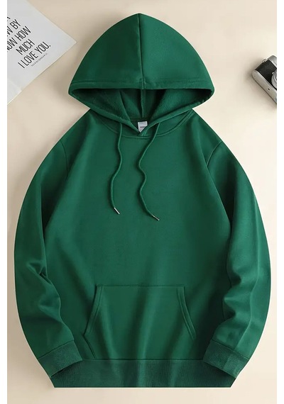 Uyguntarz Starry Sky Baskılı Unisex Oversize Sweatshirt Yeşil