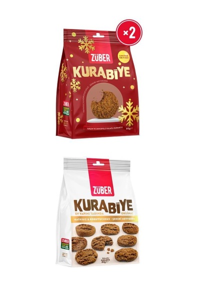 Kurabiye Zencefil&original Deneme Paketi 80g X 3 Adet Zencefilli X2, Original X1